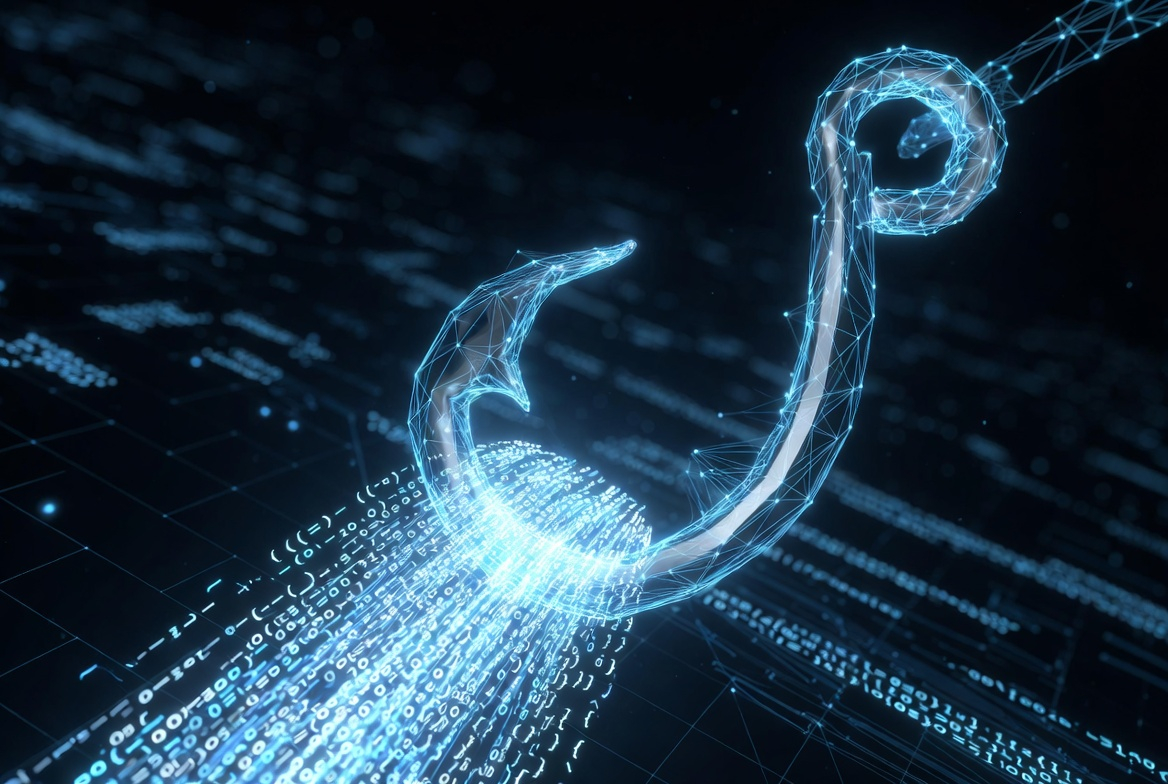 Digital phishing hooks and deep sea whaling in a cyber matrix